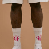 Daily Socks 2 Pack - PINK/White
