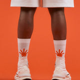 Daily Socks 2 Pack - ORANGE/WHITE